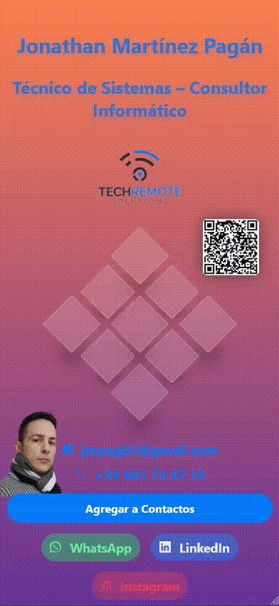 Tarjeta digital empresarial